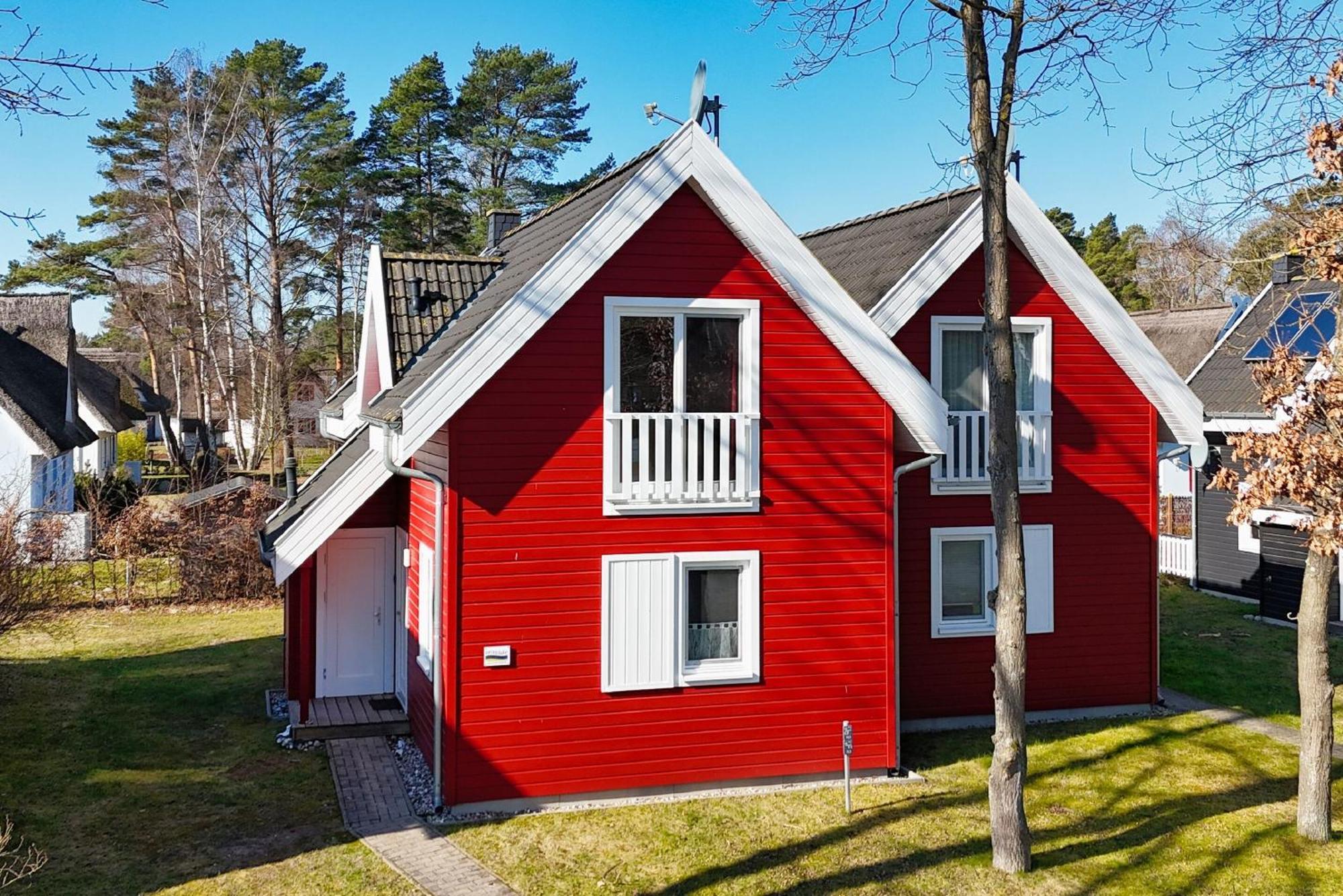 Ferienhaus Wellenlaeufer Haus - Sauna, Terrasse, Garten Glowe Eksteriør billede